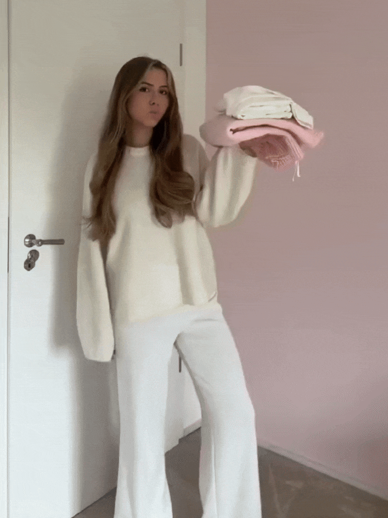 VİLENORA™ Jersey de punto oversize para mujer