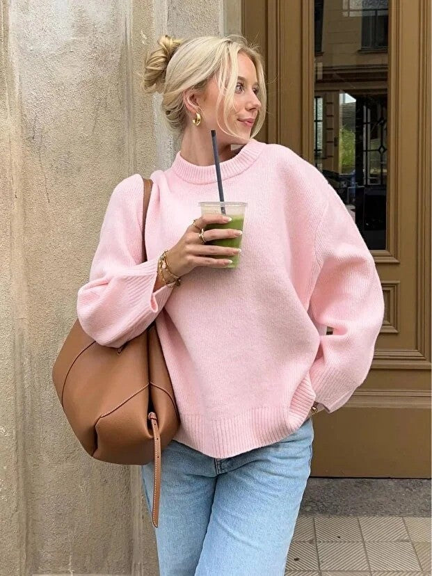 VİLENORA™ Jersey de punto oversize para mujer