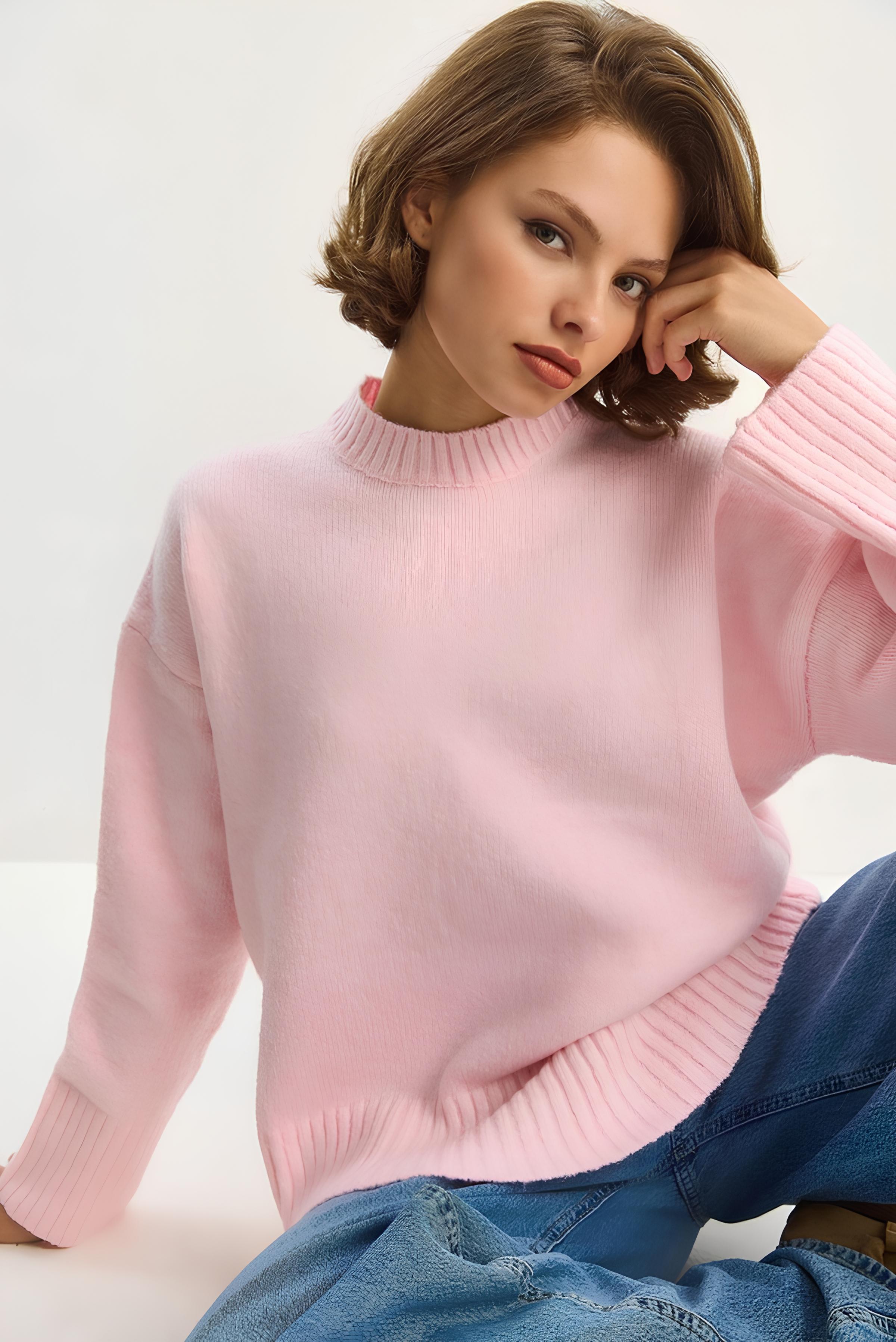 VİLENORA™ Jersey de punto oversize para mujer