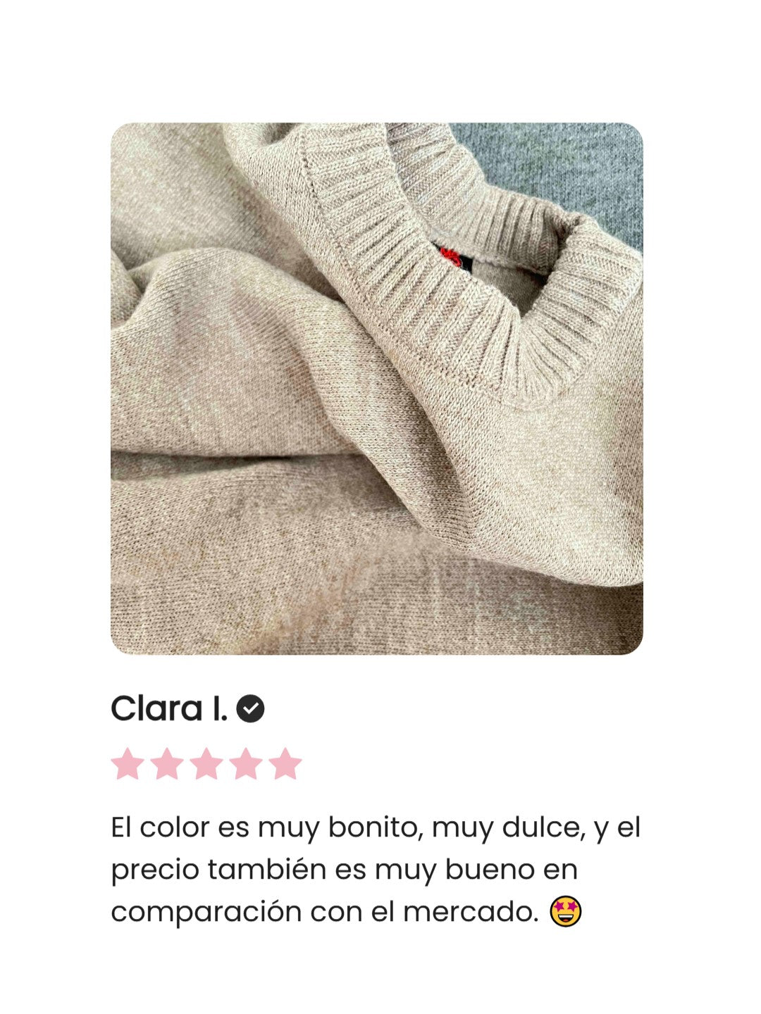 VİLENORA™ Jersey de punto oversize para mujer